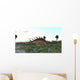 Kentrosaurus Prehistoric Landscape Wall Decal Design 2