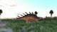 Kentrosaurus Prehistoric Landscape Wall Decal Design 2