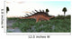 Kentrosaurus Prehistoric Landscape Wall Decal Design 2