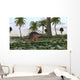 Kentrosaurus Prehistoric Landscape Wall Decal Design 1