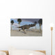 Ceratosaurus Running across Barren Wall Decal Design 4