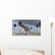 Ceratosaurus Running across Barren Wall Decal Design 3