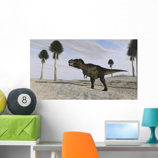 Tyrannosaurus Rex Hunting for Wall Decal Design 6