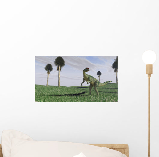 Dilophosaurus Hunting for Its Wall Decal Design 2