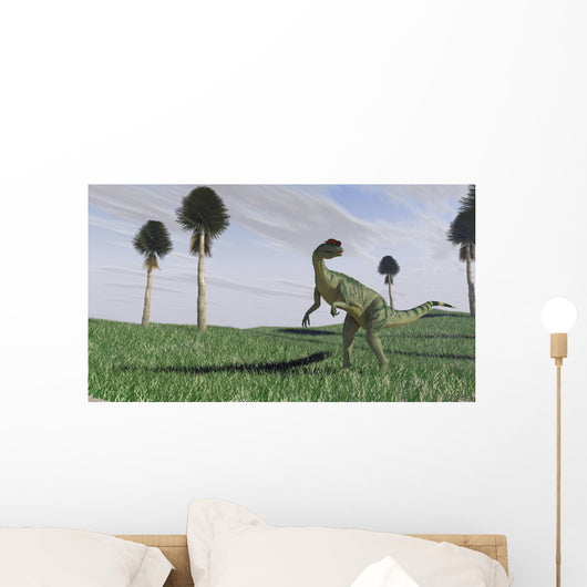 Dilophosaurus Hunting for Its Wall Decal Design 2
