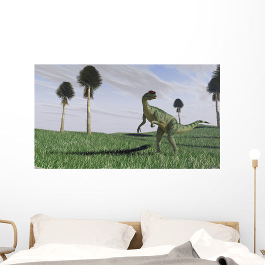 Dilophosaurus Hunting for Its Wall Decal Design 2