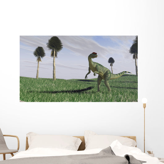 Dilophosaurus Hunting for Its Wall Decal Design 2