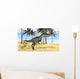 Monolophosaurus Walking across Prehistoric Wall Decal