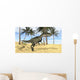 Monolophosaurus Walking across Prehistoric Wall Decal