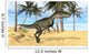 Monolophosaurus Walking across Prehistoric Wall Decal
