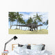 Dicraeosaurus Walking across Prehistoric Wall Decal Design 3