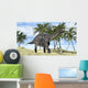 Dicraeosaurus Walking across Prehistoric Wall Decal Design 2