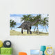 Dicraeosaurus Walking across Prehistoric Wall Decal Design 2