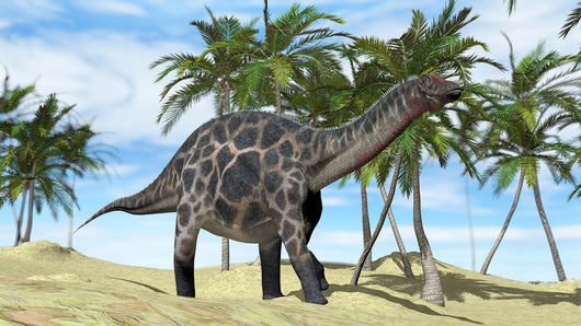 Dicraeosaurus Walking across Prehistoric Wall Decal Design 2