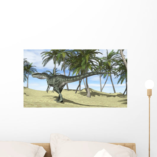 Monolophosaurus Prehistoric Environment with Wall Decal