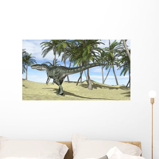 Monolophosaurus Prehistoric Environment with Wall Decal