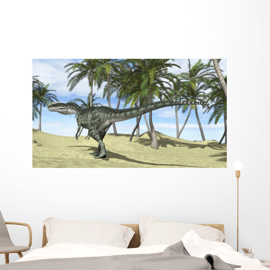 Monolophosaurus Prehistoric Environment with Wall Decal