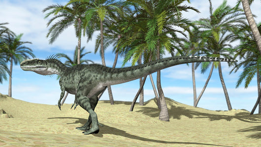 Monolophosaurus Prehistoric Environment with Wall Decal