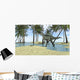 Monolophosaurus Grazing Shallow Waters Wall Decal