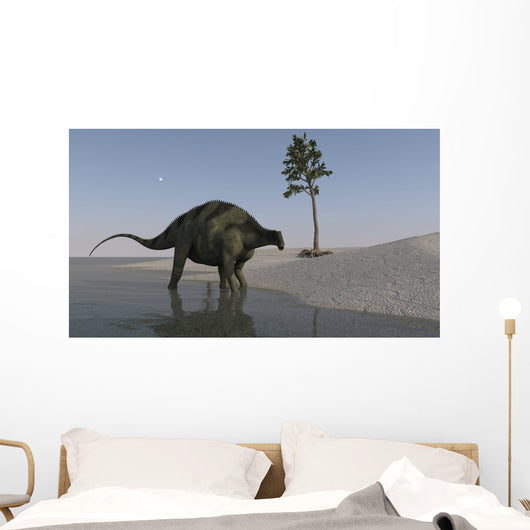 Brachytrachelopan Walking along Shallow Wall Decal Design 2