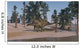 Brachytrachelopan Walking along Shoreline Wall Decal