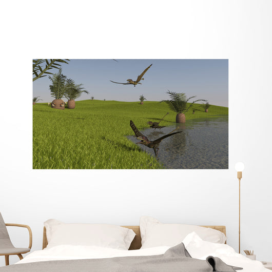 Peteinosaurus Reptiles Shore Prehistoric Wall Decal