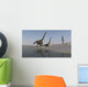 Two Mamenchisaurus Roaming along Wall Decal Design 2