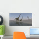 Two Mamenchisaurus Roaming along Wall Decal Design 2