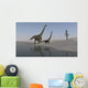 Two Mamenchisaurus Roaming along Wall Decal Design 2