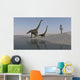 Two Mamenchisaurus Roaming along Wall Decal Design 2