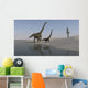 Two Mamenchisaurus Roaming along Wall Decal Design 2