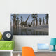 Two Mamenchisaurus Roaming along Wall Decal Design 1