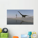 Mamenchisaurus Walking along Shoreline Wall Decal