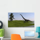 Mamenchisaurus and Her Offspring Wall Decal Design 4