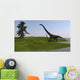 Mamenchisaurus and Her Offspring Wall Decal Design 4