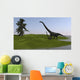Mamenchisaurus and Her Offspring Wall Decal Design 4