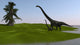 Mamenchisaurus and Her Offspring Wall Decal Design 4