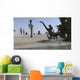 Mamenchisaurus and Her Offspring Wall Decal Design 3
