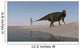 Shuangmiaosaurus Walking along Shoreline Wall Decal Design 1