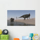 Two Shuangmiaosaurus Dinosaurs Shoreline Wall Decal