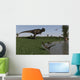 Tyrannosaurus Rex Frightens Group Wall Decal