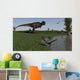 Tyrannosaurus Rex Frightens Group Wall Decal