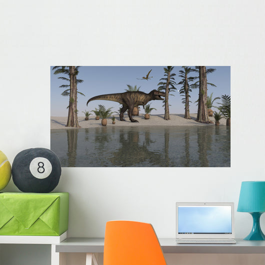 Tyrannosaurus Rex Hunting for Wall Decal Design 5