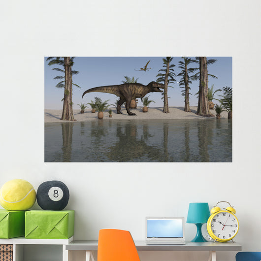 Tyrannosaurus Rex Hunting for Wall Decal Design 5