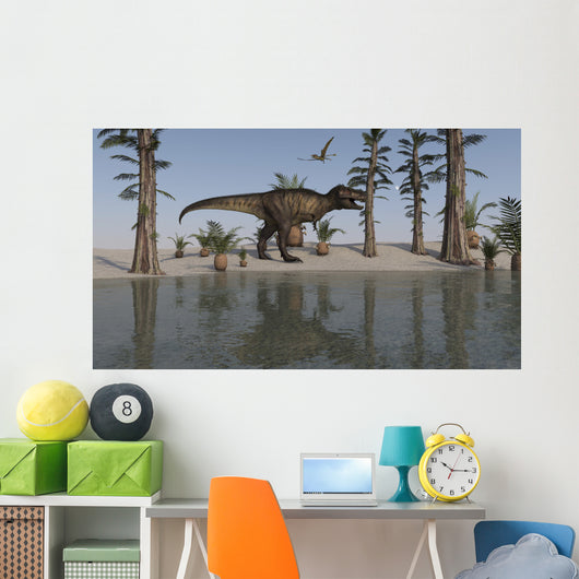 Tyrannosaurus Rex Hunting for Wall Decal Design 5
