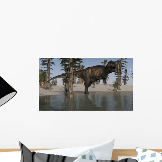 Tyrannosaurus Rex Hunting for Wall Decal Design 4