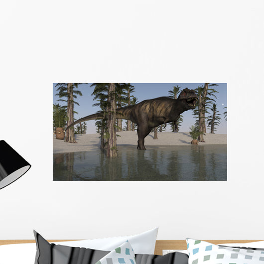 Tyrannosaurus Rex Hunting for Wall Decal Design 4