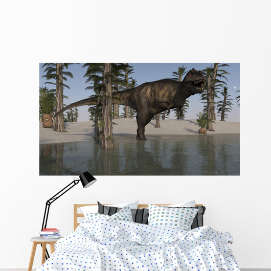 Tyrannosaurus Rex Hunting for Wall Decal Design 4