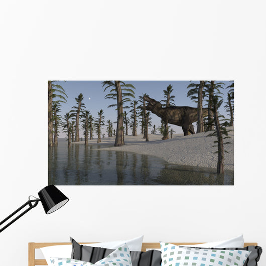 Tyrannosaurus Rex Hunting for Wall Decal Design 2