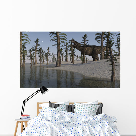 Tyrannosaurus Rex Hunting for Wall Decal Design 2